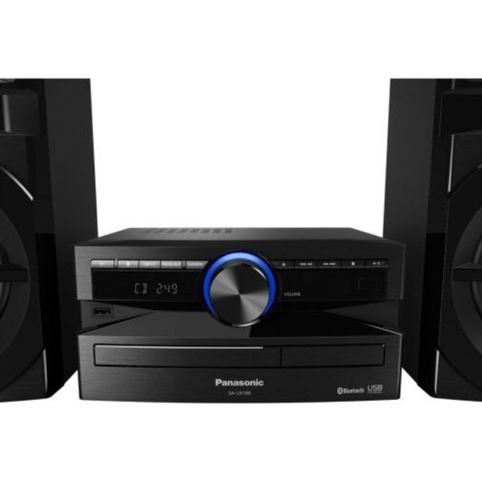 Panasonic Microcadena SC-UX100E-K con Bluetooth, 300W, Negro